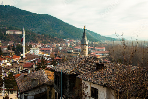 The Village of Tarakli, at Sakarya Turkey, Famous with Traditional and Historic Turkish Houses photo