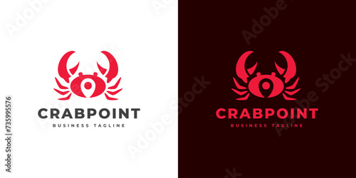 crab point logo design