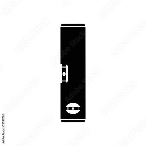 bubble level flat vector icon design