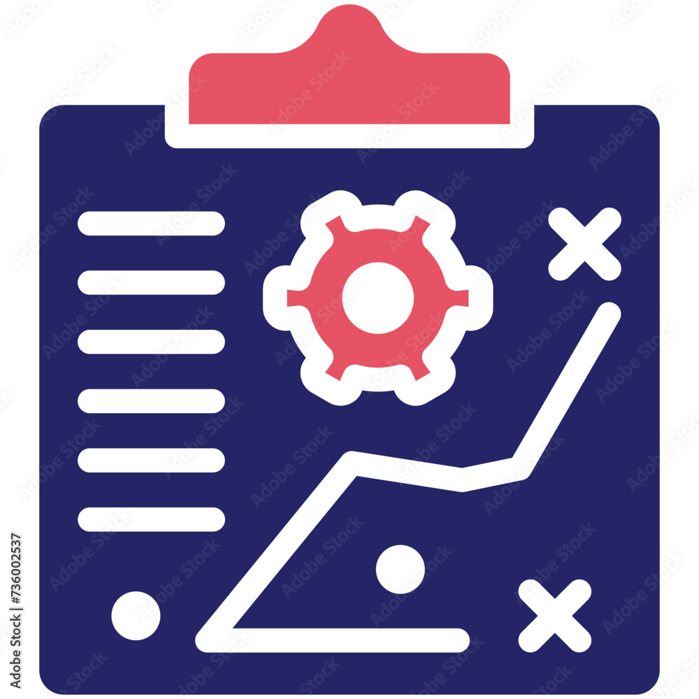 Strategy vector icon illustration of Project Management iconset.