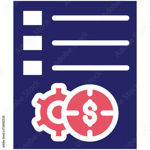 Project Requirements vector icon illustration of Project Management iconset.