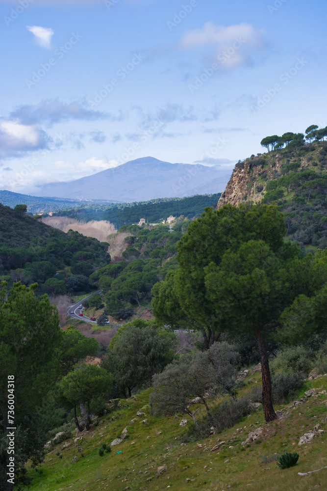 landscape, mountains, view, plants, nature, huspania, spring, tr