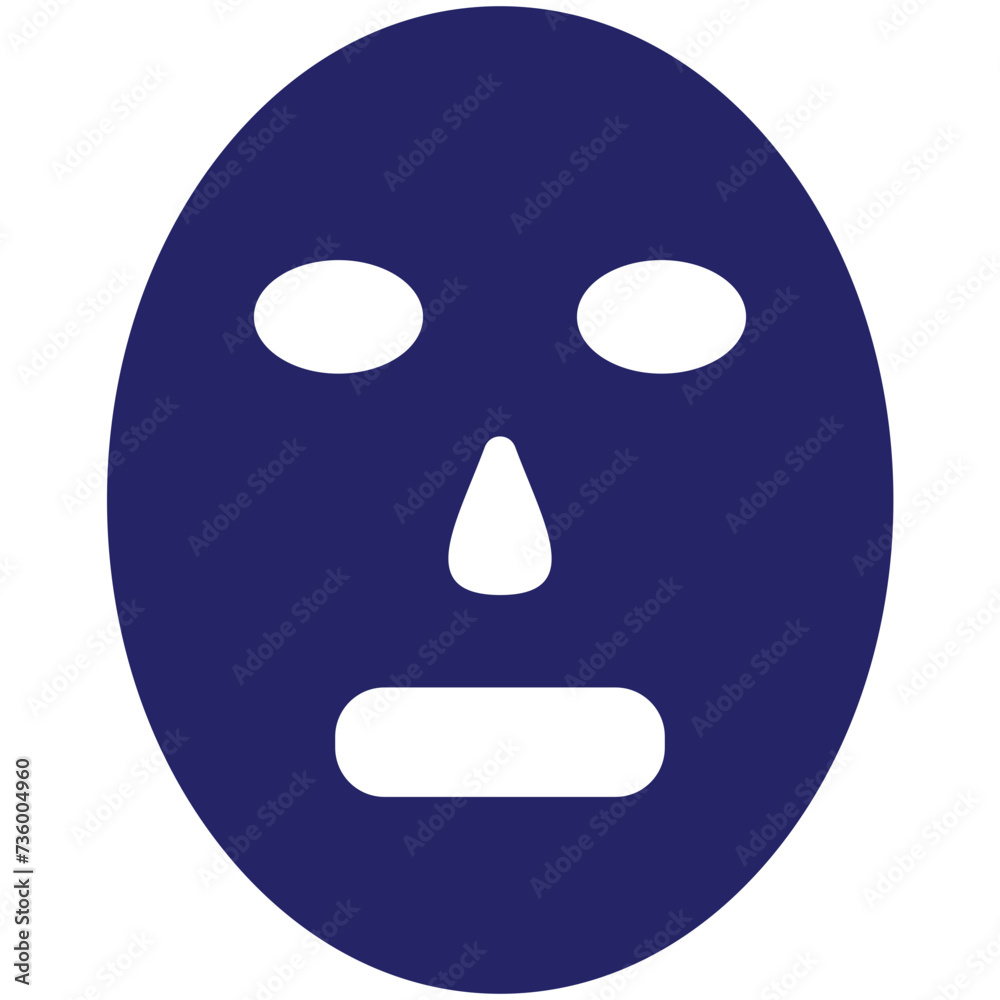 Facial Mask vector icon illustration of Spa iconset. Facial Mask vector icon illustration of Spa iconset.