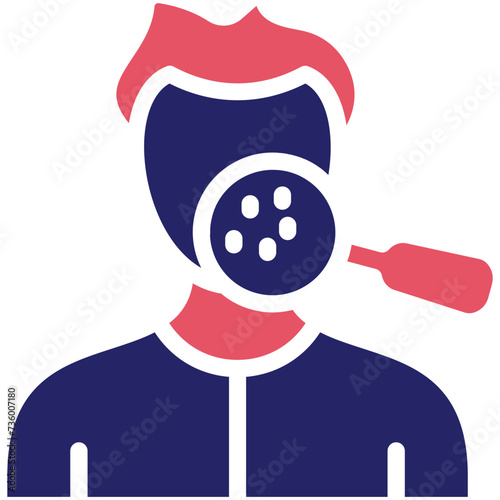 Skin Checkup vector icon illustration of Health Checkup iconset.