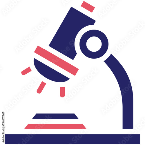 Microscope vector icon illustration of Health Checkup iconset.