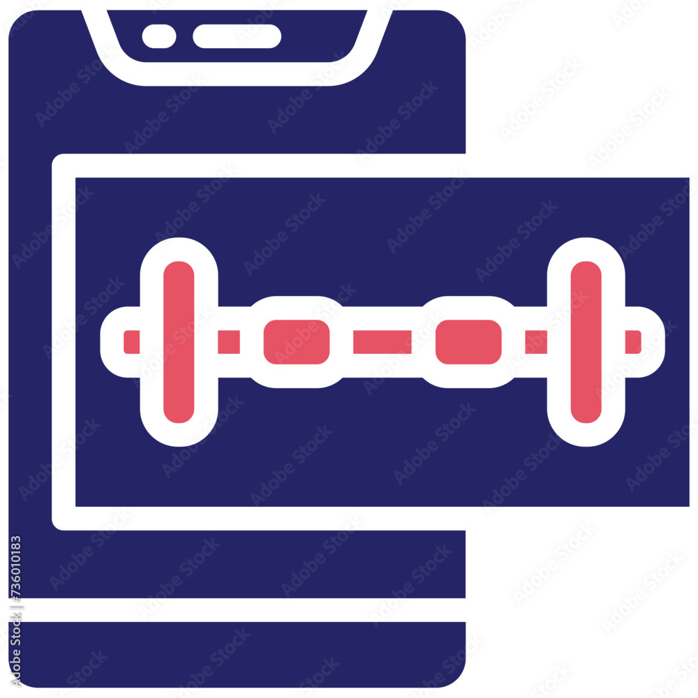 Barbell vector icon illustration of Workout App iconset. Barbell vector icon illustration of Workout App iconset.