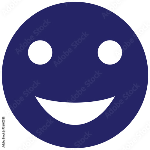 Smiling Face vector icon illustration of Emoji iconset.