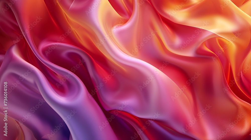 Abstract background with colorful silk waves Abstract background with colorful silk waves