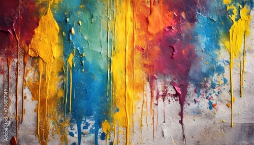 grunge background with paint of color