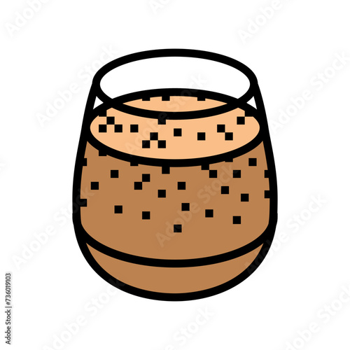 masala chai indian cuisine color icon vector. masala chai indian cuisine sign. isolated symbol illustration