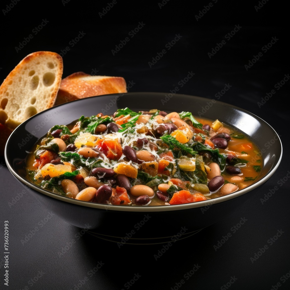 Ribollita soup closeup
