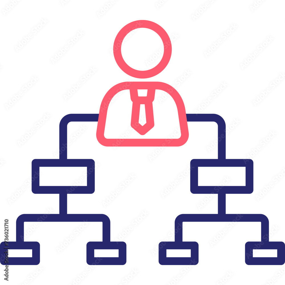 Organization Structure Icon Organization Structure Icon