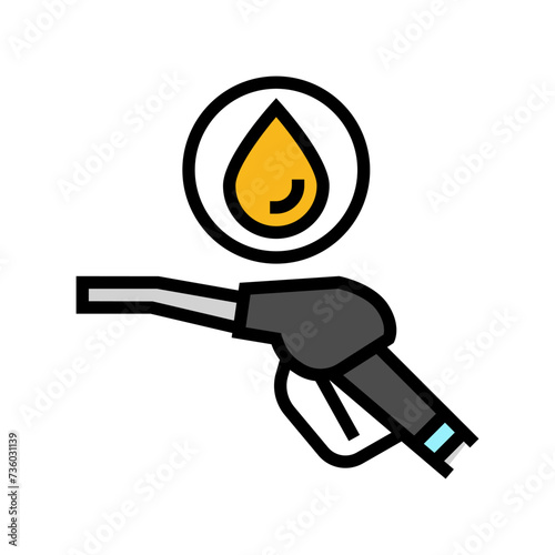 diesel oil industry color icon vector. diesel oil industry sign. isolated symbol illustration