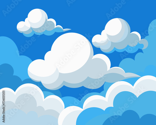 cloud cloudy sky beautiful amazing fantastic vector illustration firmament heavens