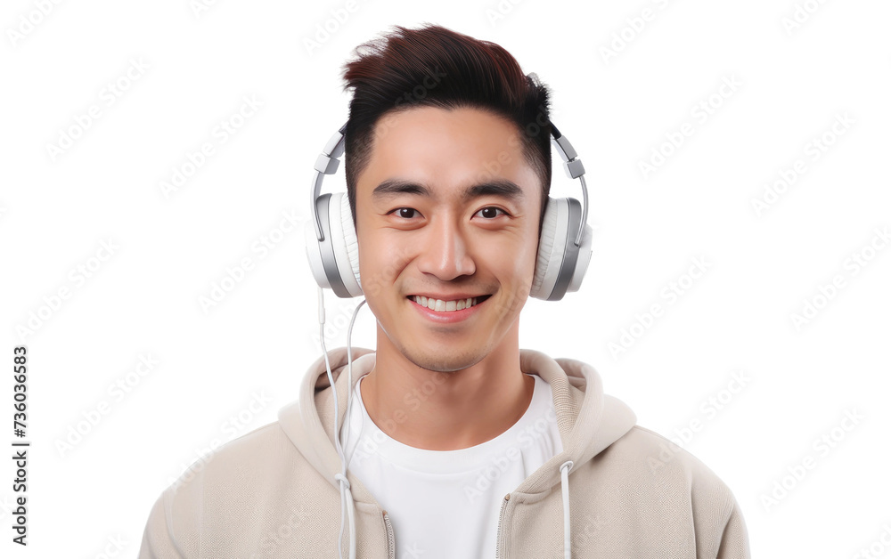 Man Wearing Headphones and Sweatshirt. A man wearing headphones and a sweatshirt is captured in this image. Man Wearing Headphones and Sweatshirt. A man wearing headphones and a sweatshirt is captured in this image.