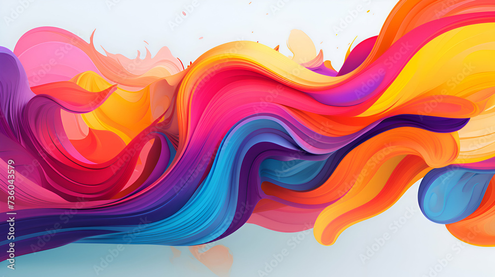 Abstract colorful background. 3d rendering. 3d illustration. Abstract colorful background. 3d rendering. 3d illustration.