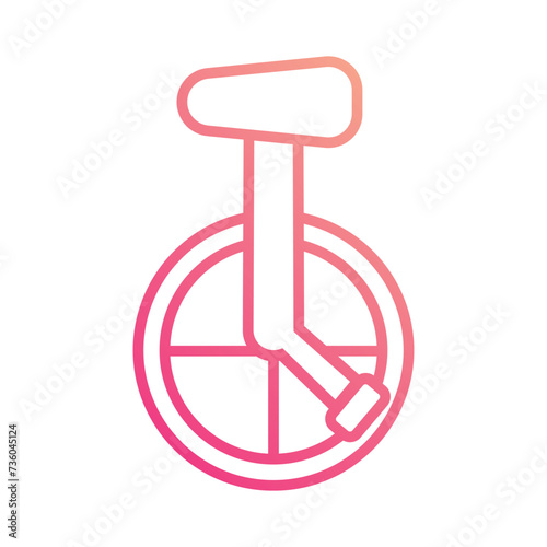 Monocycle Icon vector. Stock illustration.