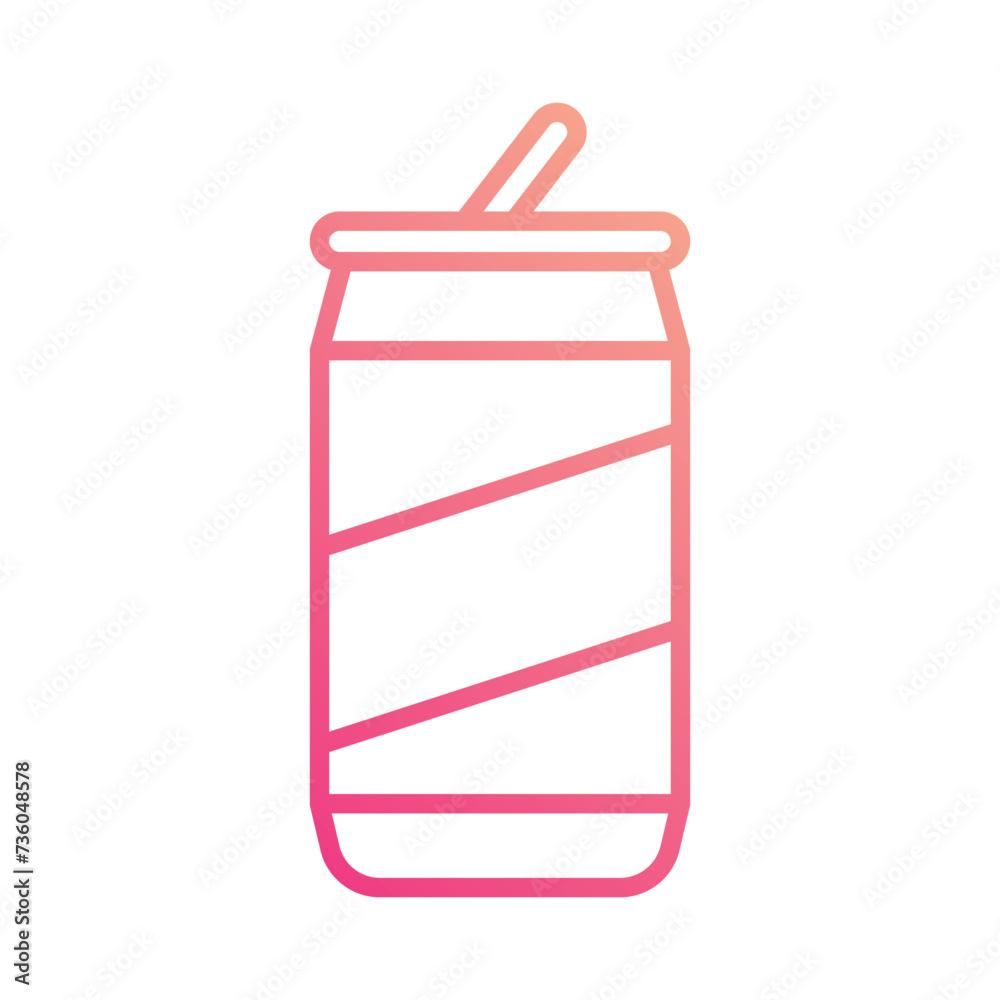 Soda Can Icon vector. Stock illustration. Soda Can Icon vector. Stock illustration.