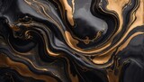 Charcoal abstract black marble background art paint pattern ink texture watercolor aged bronze fluid wall. 