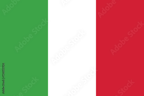vector image of the Italy flag eps 10