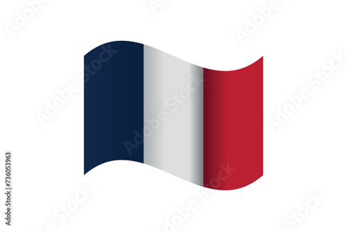 Free Download vector image of the France flag eps 10 - GFXLoad