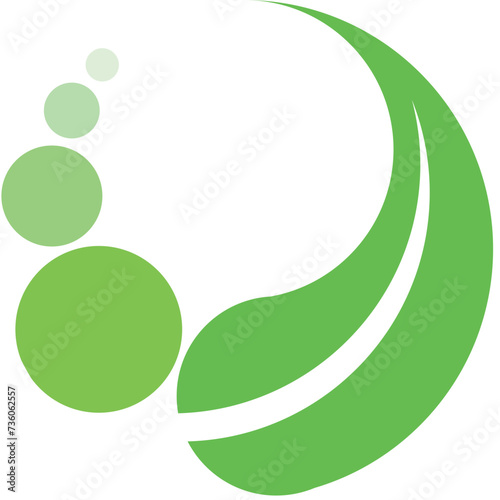 Leaf icon, natural, vector, brand, logo for business, company