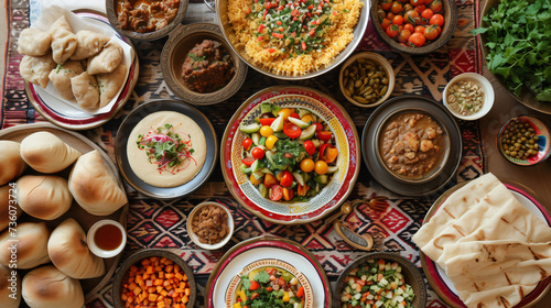 Typical Jordanian food.
