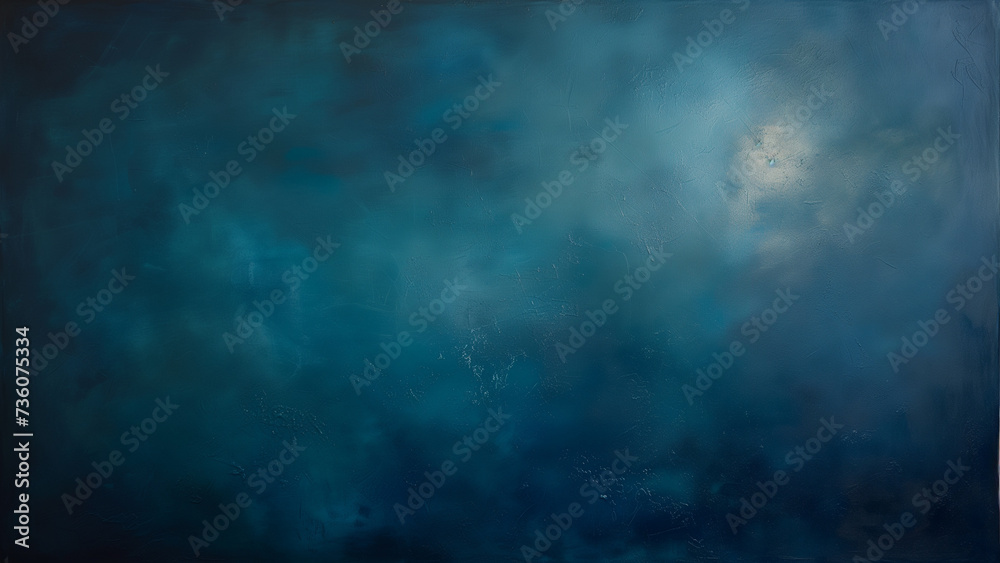 Azure Artistry: A Dark Blue Canvas with Oil Texture