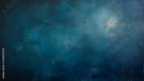 Azure Artistry: A Dark Blue Canvas with Oil Texture © 대연 김