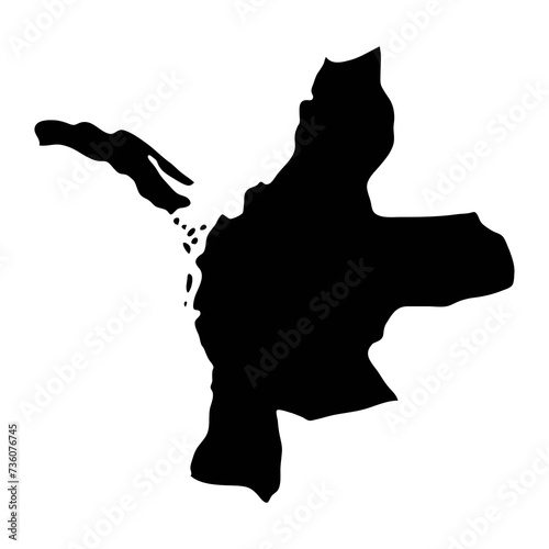 Mannar District map, administrative division of Sri Lanka. Vector illustration. photo