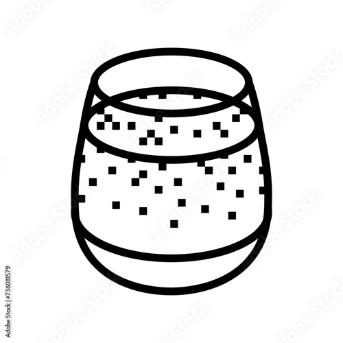 masala chai indian cuisine line icon vector. masala chai indian cuisine sign. isolated contour symbol black illustration