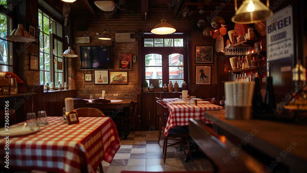 Balkan Brilliance: A Cozy Tavern under the Subdued Lights
