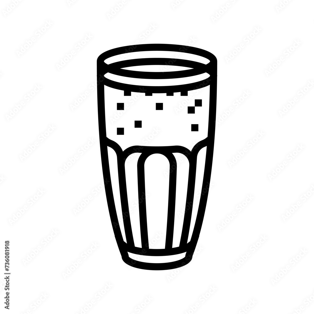 lassi drink indian cuisine line icon vector. lassi drink indian cuisine sign. isolated contour symbol black illustration lassi drink indian cuisine line icon vector. lassi drink indian cuisine sign. isolated contour symbol black illustration