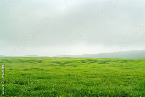 green field and sky