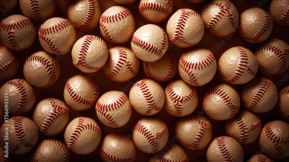 Background with baseball in Brown color. Background with baseball in Brown color.