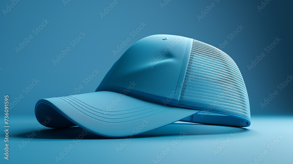 Sporty visor cap mockup designed for outdoor activities and sunny days. - obrazy, fototapety, plakaty 