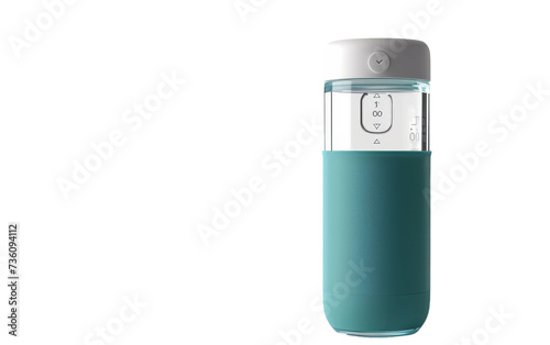 Smart Water Bottle with Wireless Connectivity on transparent background