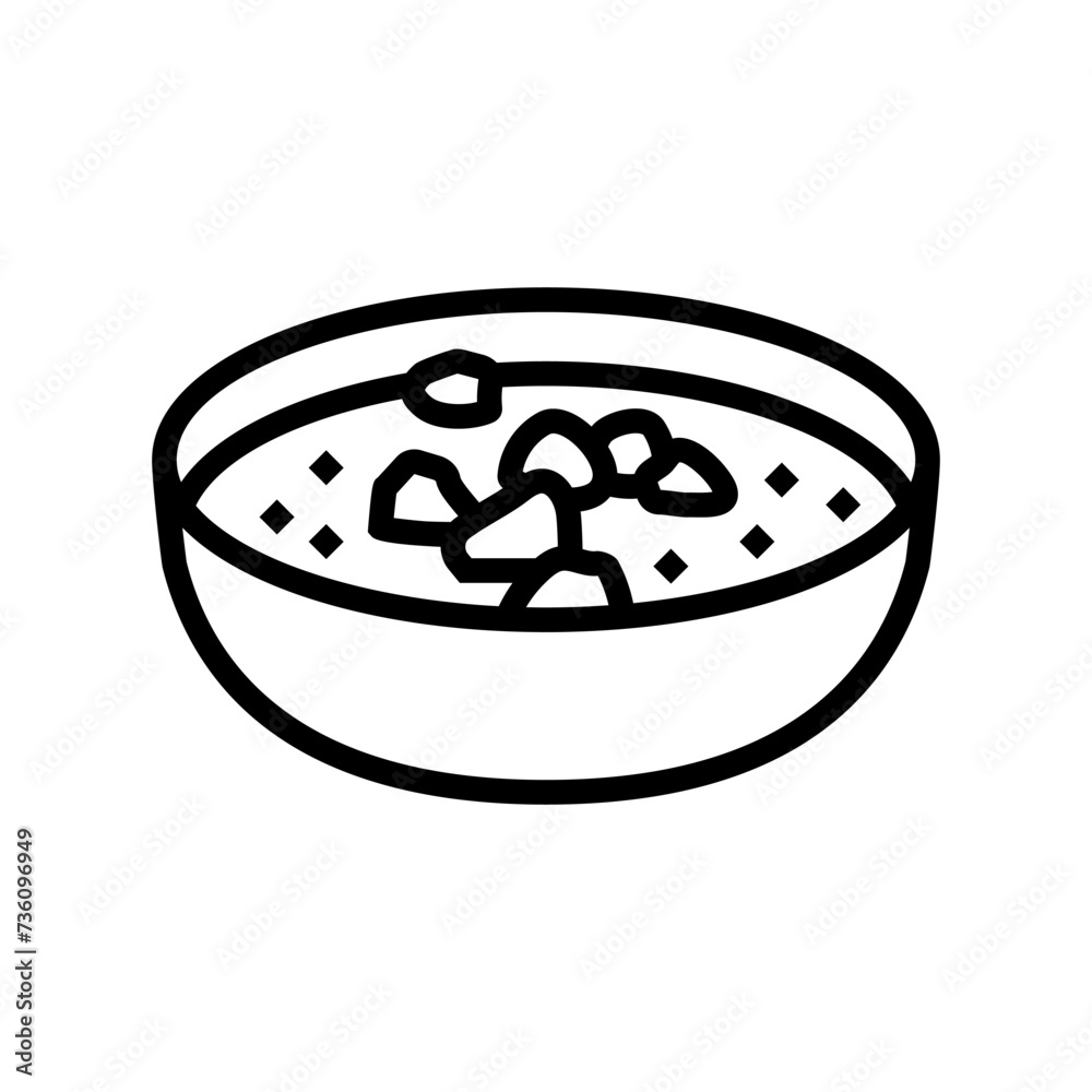 gazpacho soup spanish cuisine line icon vector. gazpacho soup spanish cuisine sign. isolated contour symbol black illustration gazpacho soup spanish cuisine line icon vector. gazpacho soup spanish cuisine sign. isolated contour symbol black illustration