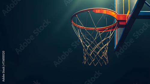 Basketball Swishing Through Hoop © Ilugram