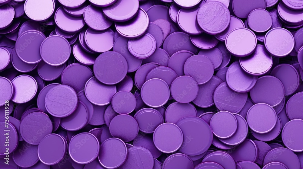 Background with coins is Lavender color Background with coins is Lavender color