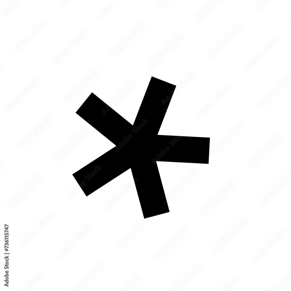 Arterisk vector icon Arterisk vector icon