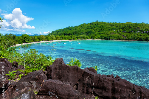 Port Launay Marine Park, Island Mahé, Republic of Seychelles, Africa. © Iryna Shpulak