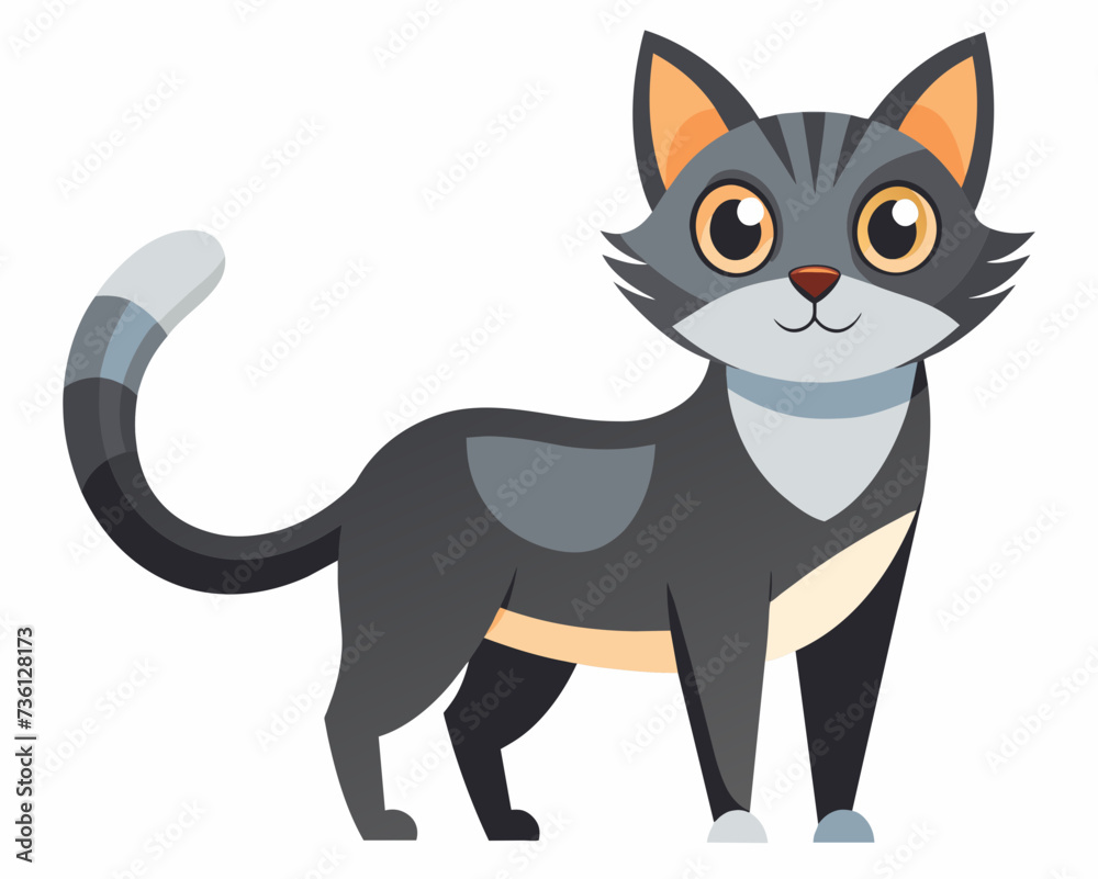 cat feline kitty kitten pussycat cartoon pretty cute vector illustration perfect beautiful amazing tabby tomcat