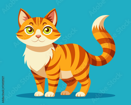 cat feline kitty kitten pussycat cartoon pretty cute vector illustration perfect beautiful amazing tabby tomcat