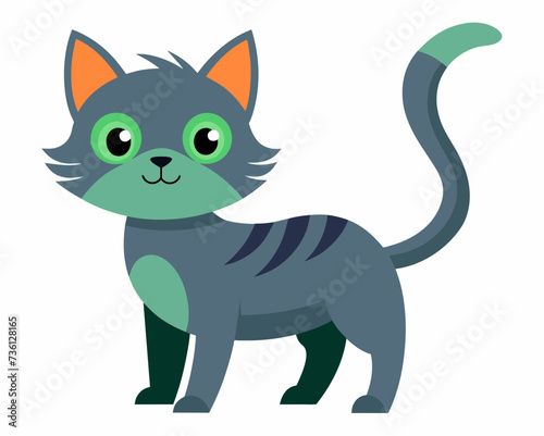 cat feline kitty kitten pussycat cartoon pretty cute vector illustration perfect beautiful amazing tabby tomcat