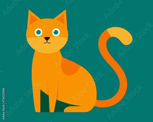 cat feline kitty kitten pussycat cartoon pretty cute vector illustration perfect beautiful amazing tabby tomcat