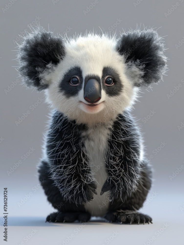 Adorable Pandala: A Charming Mix of Panda and Koala Adorable Pandala: A Charming Mix of Panda and Koala