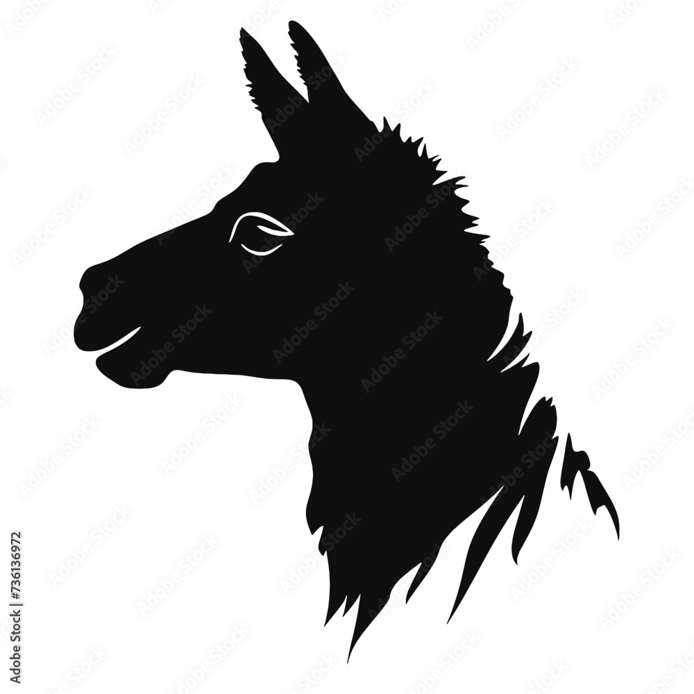 Llama silhouette