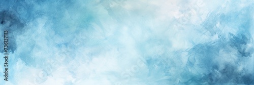 Light Blue Grunge Splash Texture Background with Copyspace - Perfect for Watercolor Brush