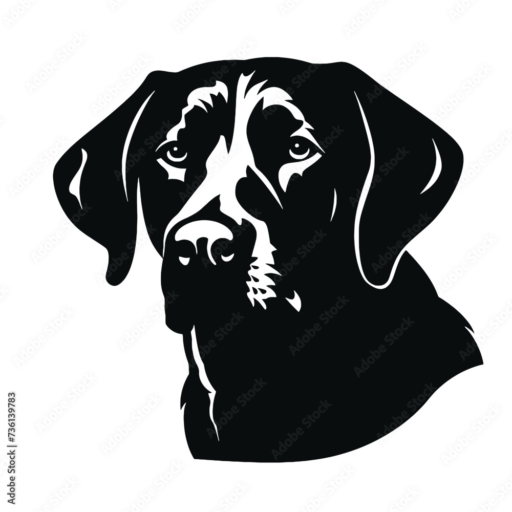 Labrador Dog silhouette Labrador Dog silhouette